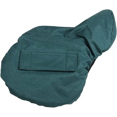 Housse de Selle QHP Vert Foncé - Housse de Selle pour Cheval - Publicité Housse de Selle QHP Vert Foncé - Housse de Selle pour Cheval - Publicité