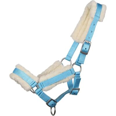 QHP - Fur Lined Foal - Babyblau - Foal - Headcollar QHP - Fur Lined Foal - Babyblau - Foal - Headcollar