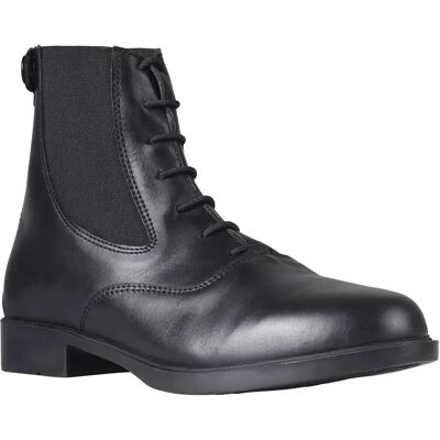 Bottes Jodhpur QHP Tulsa - Cuir Durable, Lacets Élastiques, Semelle en Caoutchouc - Bottes de Cavalier - Publicité Bottes Jodhpur QHP Tulsa - Cuir Durable, Lacets Élastiques, Semelle en Caoutchouc - Bottes de Cavalier - Publicité