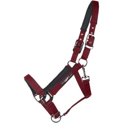 QHP Deluxe Weinrot Halfter QHP Deluxe Weinrot Halfter