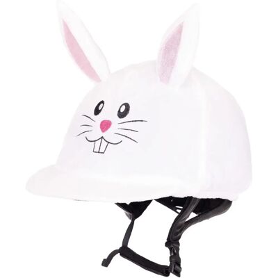 Couvre-casque de Pâques avec lapin - Blanc - Publicité Couvre-casque de Pâques avec lapin - Blanc - Publicité