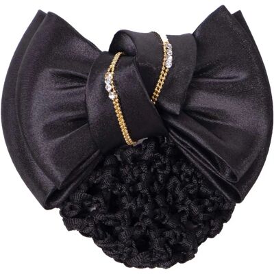 Filet de pêche QHP Golden pour chignon - Accessoire cheveux - Publicité Filet de pêche QHP Golden pour chignon - Accessoire cheveux - Publicité
