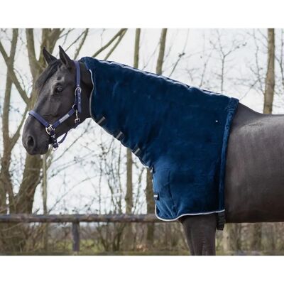 QHP Fleece de Cou Bleu Marine - Très Doux & Réglable - Publicité QHP Fleece de Cou Bleu Marine - Très Doux & Réglable - Publicité