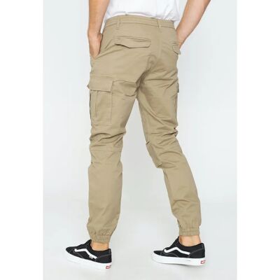 Vintage Industries Vince Cargo Jogger - Grøn-Brun - Størrelse 36 Vintage Industries Vince Cargo Jogger - Grøn-Brun - Størrelse 36