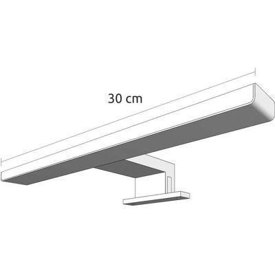 Riho Spring LED - Aufsatzleuchte für Spiegelschrank - Chrom Riho Spring LED - Aufsatzleuchte für Spiegelschrank - Chrom