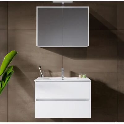 Riho Porto Slim Badezimmermöbel-Set - Waschbecken, Spiegelschrank, 79 cm Riho Porto Slim Badezimmermöbel-Set - Waschbecken, Spiegelschrank, 79 cm