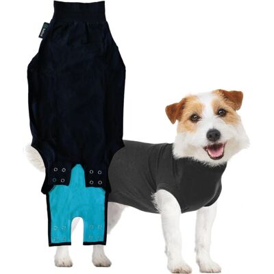 Combinaison de récupération pour chien - Noir 40-45cm - Publicité Combinaison de récupération pour chien - Noir 40-45cm - Publicité
