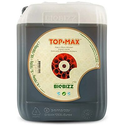 BIOBIZZ Top max Fertilisant - Stimulateur de Floraison Organique - Fertilisant pour Plantes - Publicité BIOBIZZ Top max Fertilisant - Stimulateur de Floraison Organique - Fertilisant pour Plantes - Publicité
