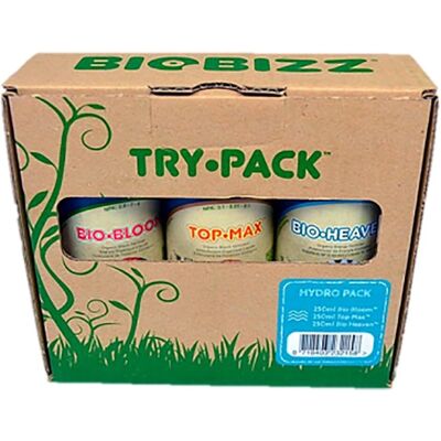 Pack Hydro Bio Bizz - Nutriments & Stimulateurs de Floraison - Publicité Pack Hydro Bio Bizz - Nutriments & Stimulateurs de Floraison - Publicité