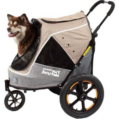 InnoPet Sporty Evolution Spacerowy wózek/Przyczepa rowerowa dla psa - Latte InnoPet Sporty Evolution Spacerowy wózek/Przyczepa rowerowa dla psa - Latte