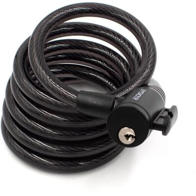 Cadenas spirale Edge 120 - ø12*1800 - noir Cadenas spirale Edge 120 - ø12*1800 - noir
