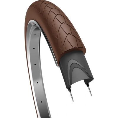 Edge Mambo 28x2.00 Fiets Buitenband - Donkerbruin Edge Mambo 28x2.00 Fiets Buitenband - Donkerbruin