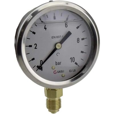 ICH 63R-1.MGE Manometer -1 bis 0 bar - 63mm ICH 63R-1.MGE Manometer -1 bis 0 bar - 63mm