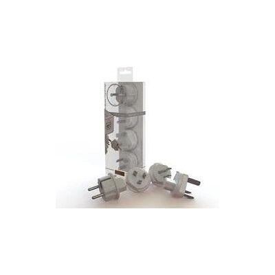 Allocacoc Fehér Áramadapter - Csatlakozóadapter Allocacoc Fehér Áramadapter - Csatlakozóadapter