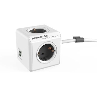 Allocacoc PowerCube Forlengelseskabel 1,5 m - Strømskinne Allocacoc PowerCube Forlengelseskabel 1,5 m - Strømskinne
