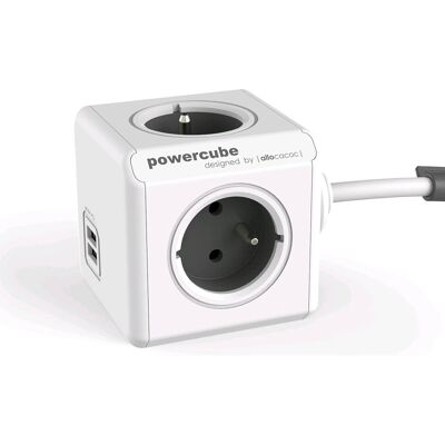 Allocacoc PowerCube Extended USB E - 4 Steckdosen - 1,5m Allocacoc PowerCube Extended USB E - 4 Steckdosen - 1,5m