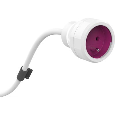 Câble d’extension PowerExtension - 5m, Magenta & Blanc, Modèle 8202/FRPE5M - Câble d’extension Câble d’extension PowerExtension - 5m, Magenta & Blanc, Modèle 8202/FRPE5M - Câble d’extension