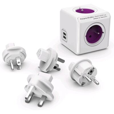 Allocacoc PowerCube ReWiRable USB Verlängerung - 4 Steckdosen Allocacoc PowerCube ReWiRable USB Verlängerung - 4 Steckdosen