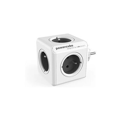 Allocacoc PowerCube Originale Typ E Verlängerung - Indoor Grau Allocacoc PowerCube Originale Typ E Verlängerung - Indoor Grau