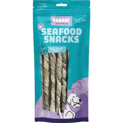 Braaaf Bâtonnets de Saumon - Snacks pour chiens Braaaf Bâtonnets de Saumon - Snacks pour chiens
