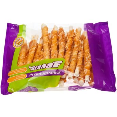 Braaaf Bâtonnets de Poulet pour Chiens - 12 cm, 30 pcs Braaaf Bâtonnets de Poulet pour Chiens - 12 cm, 30 pcs