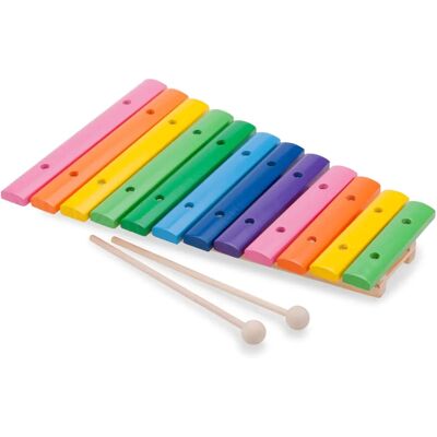 New Classic Toys 10236 Jouet Musical - Jaune, Bois, Xylophone 12 tons - Publicité New Classic Toys 10236 Jouet Musical - Jaune, Bois, Xylophone 12 tons - Publicité