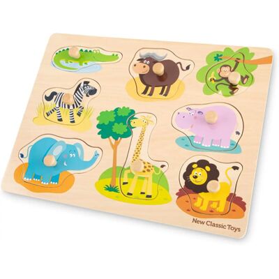 New Classic Toys Safari Puzzle 9 Stück - Puzzle New Classic Toys Safari Puzzle 9 Stück - Puzzle