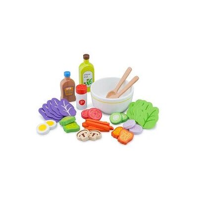 New Classic Toys 10592 Salad Play Set - Role Play Toy New Classic Toys 10592 Salad Play Set - Role Play Toy