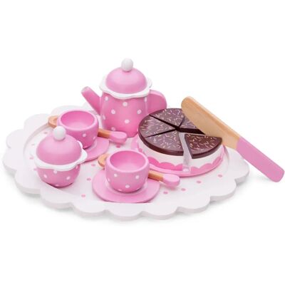 New Classic Toys 10620 Role Play Toy - Wood Tea Set New Classic Toys 10620 Role Play Toy - Wood Tea Set