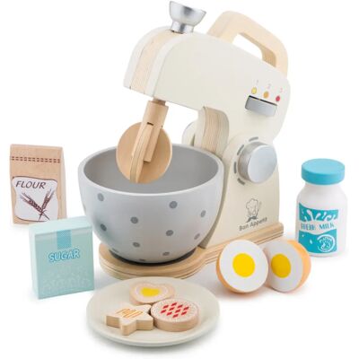 New Classic Toys 10707 Wooden Mixer Set - Role Play Toy New Classic Toys 10707 Wooden Mixer Set - Role Play Toy