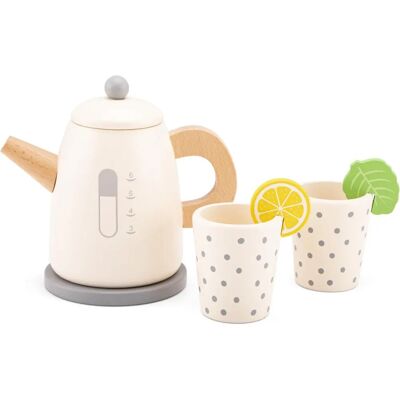 New Classic Toys - Houten Theepot - Realistisch Kinder Keukengerei New Classic Toys - Houten Theepot - Realistisch Kinder Keukengerei