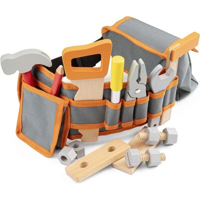 Ceinture à outils New Classic Toys - Orange, 48cm, Éducatif - Publicité Ceinture à outils New Classic Toys - Orange, 48cm, Éducatif - Publicité