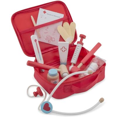 New Classic Toys Doctor'S Case - Red - Toy Medical Set New Classic Toys Doctor'S Case - Red - Toy Medical Set