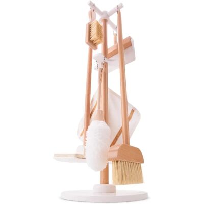 New Classic Toys - Wooden Cleaning Set - Multicolore - 3-8 Yo - Toy Set New Classic Toys - Wooden Cleaning Set - Multicolore - 3-8 Yo - Toy Set