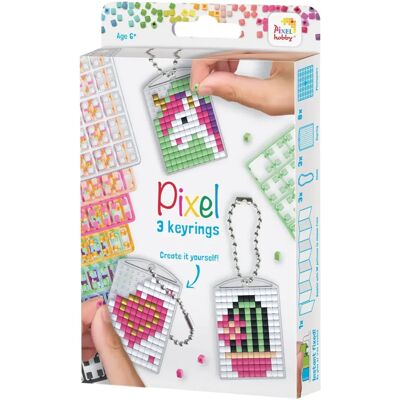 Zestaw Kreatywny PIXEL dla Dziewczyn - 3 Breloczki i Broszura - 38 Modeli Zestaw Kreatywny PIXEL dla Dziewczyn - 3 Breloczki i Broszura - 38 Modeli
