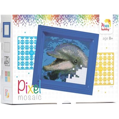 Zestaw Kreatywny PIXEL - Delfin - Ramka 14x17cm - Zestaw Kreatywny Zestaw Kreatywny PIXEL - Delfin - Ramka 14x17cm - Zestaw Kreatywny