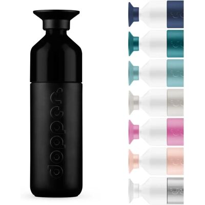 Dopper Isoleerfles - Zwart / RVS 580ml Dopper Isoleerfles - Zwart / RVS 580ml
