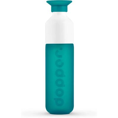 Dopper Tidal Teal Isolerende Glazen Fles - 450ml Dopper Tidal Teal Isolerende Glazen Fles - 450ml