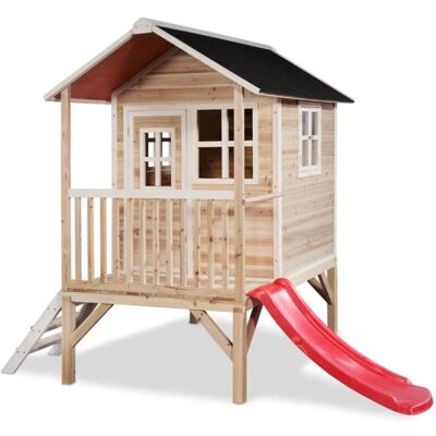 EXIT Loft 300 Maison de Jeu en Bois - Extérieur pour Enfants - Publicité EXIT Loft 300 Maison de Jeu en Bois - Extérieur pour Enfants - Publicité