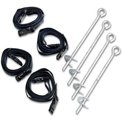 Exit Trampoline Anchoring Set - Trampoline Accessory Kit Exit Trampoline Anchoring Set - Trampoline Accessory Kit