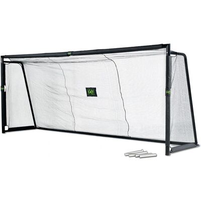 EXIT Stahl-Fußballtor - Groß, Schwarz, Outdoor Fußballtor - 500x200x119 cm EXIT Stahl-Fußballtor - Groß, Schwarz, Outdoor Fußballtor - 500x200x119 cm