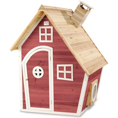 Exit Toys Fantasia Rotes Holzspielhaus - Spielhaus Exit Toys Fantasia Rotes Holzspielhaus - Spielhaus