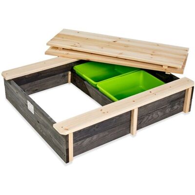 EXIT Toys Aksent Holzsandkasten - Kompakt, Ceder, Sicher EXIT Toys Aksent Holzsandkasten - Kompakt, Ceder, Sicher