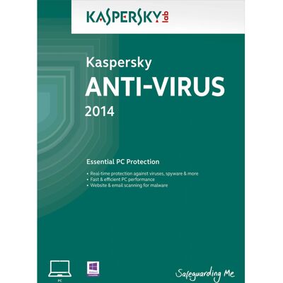 Kaspersky 2014 Base - Logiciel antivirus - 5 licences - Publicité Kaspersky 2014 Base - Logiciel antivirus - 5 licences - Publicité