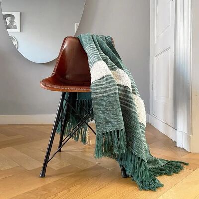 Malagoon Tribal Green Throw - Κουβέρτα, πράσινη κουβέρτα 125x150 cm - Throw Blanket Malagoon Tribal Green Throw - Κουβέρτα, πράσινη κουβέρτα 125x150 cm - Throw Blanket