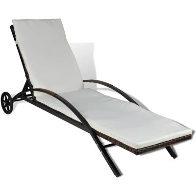 VidaXL Outdoor Chair Lounger - Verstellbar & Wetterfest VidaXL Outdoor Chair Lounger - Verstellbar & Wetterfest