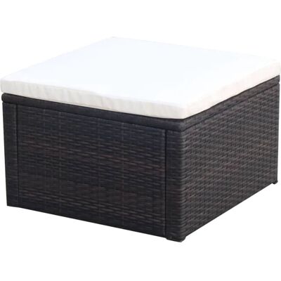 vidaXL 42670 Pouf en Résine Résistante aux Intempéries - Ottomane - Publicité vidaXL 42670 Pouf en Résine Résistante aux Intempéries - Ottomane - Publicité