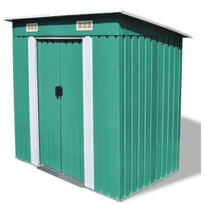vidaXL Abri de Jardin 190 x 124 cm Vert - Publicité vidaXL Abri de Jardin 190 x 124 cm Vert - Publicité