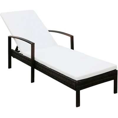 VidaXL Zewnętrzna sofa lounge - Rattan PE wodoodporny VidaXL Zewnętrzna sofa lounge - Rattan PE wodoodporny