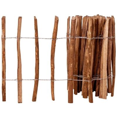 Valla de Estacas de Madera de Avellano - 60x500 cm Valla de Estacas de Madera de Avellano - 60x500 cm